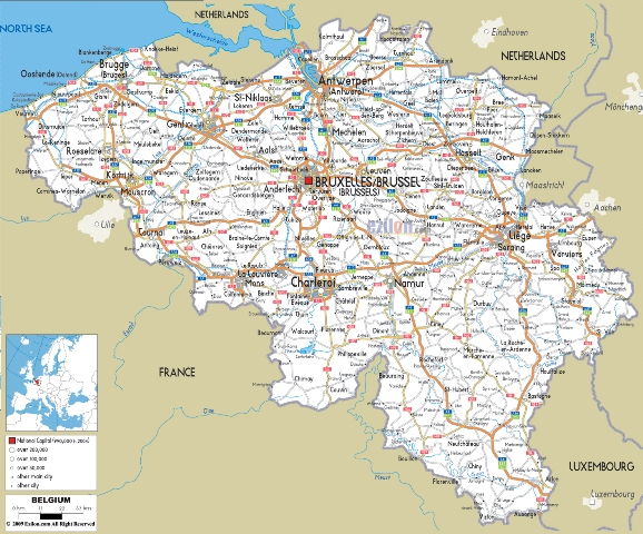 Карта f бельгия